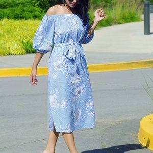 Shein off the shoulder dress